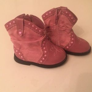 Baby girl pink cowboy boots